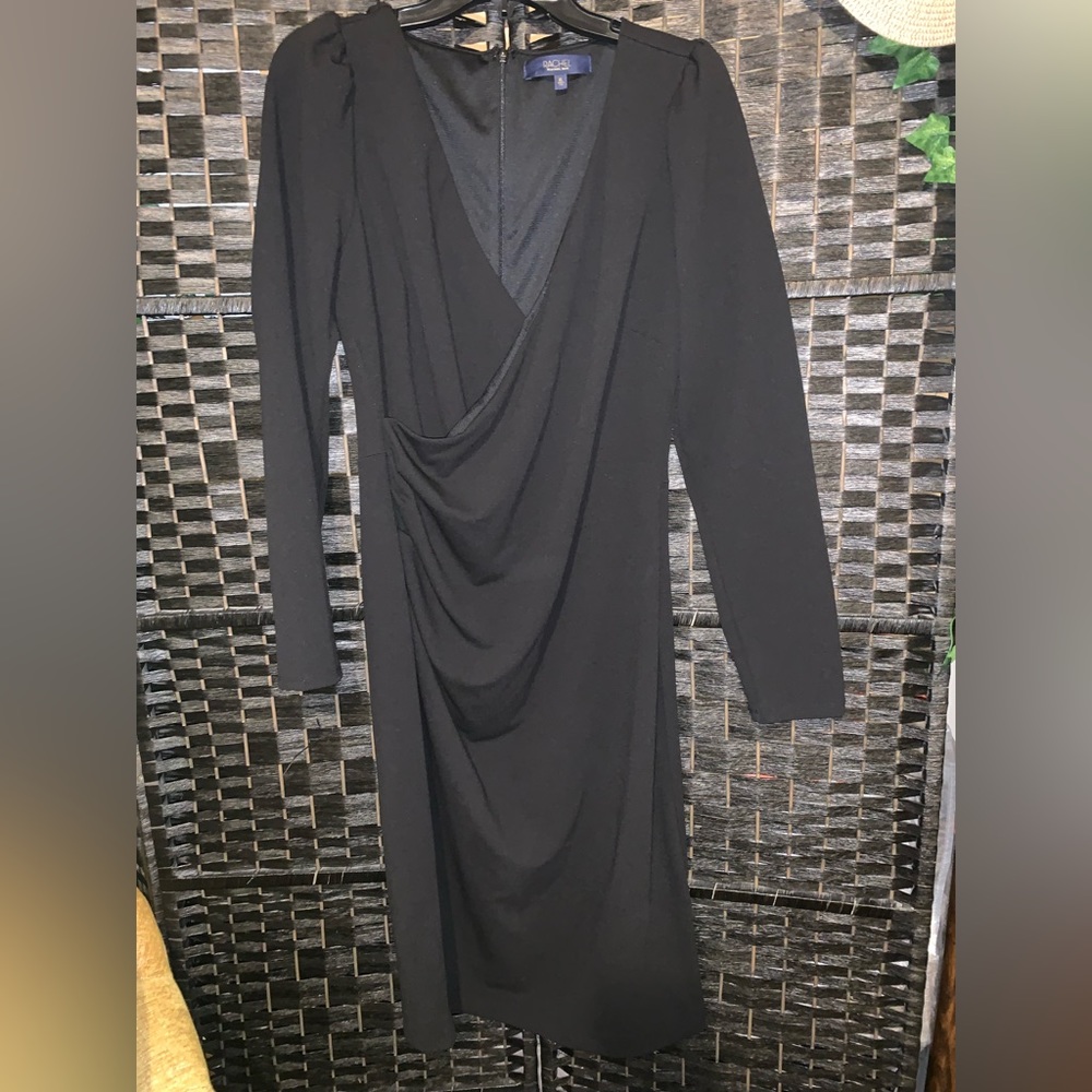 RACHEL Rachel Roy black knee length xl dress